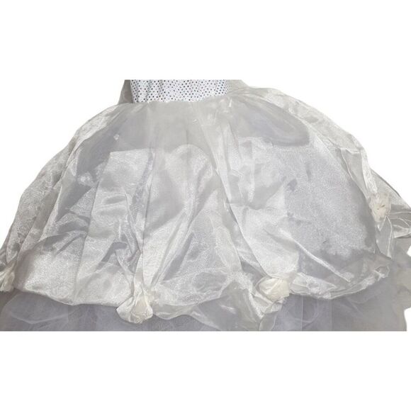 Weissman Girls White Ballet Costume Dress With Tulle & Sequins Girls XS NWOT - Picture 4 of 7